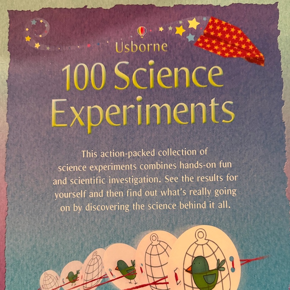 Usborne 100 Science Experiments Book - Picture 2 of 2